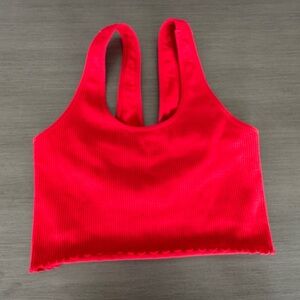 Spiritual Gangster Amor Crop Tank - Red